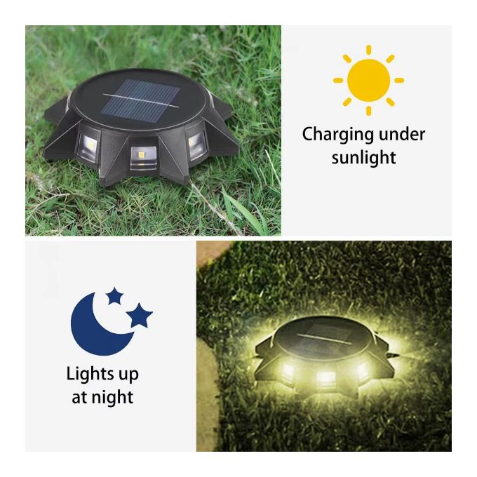 Balise Solaire LED Extérieure – Éclairage Automatique à Énergie Solaire, Étanche et Résistante – Image 3