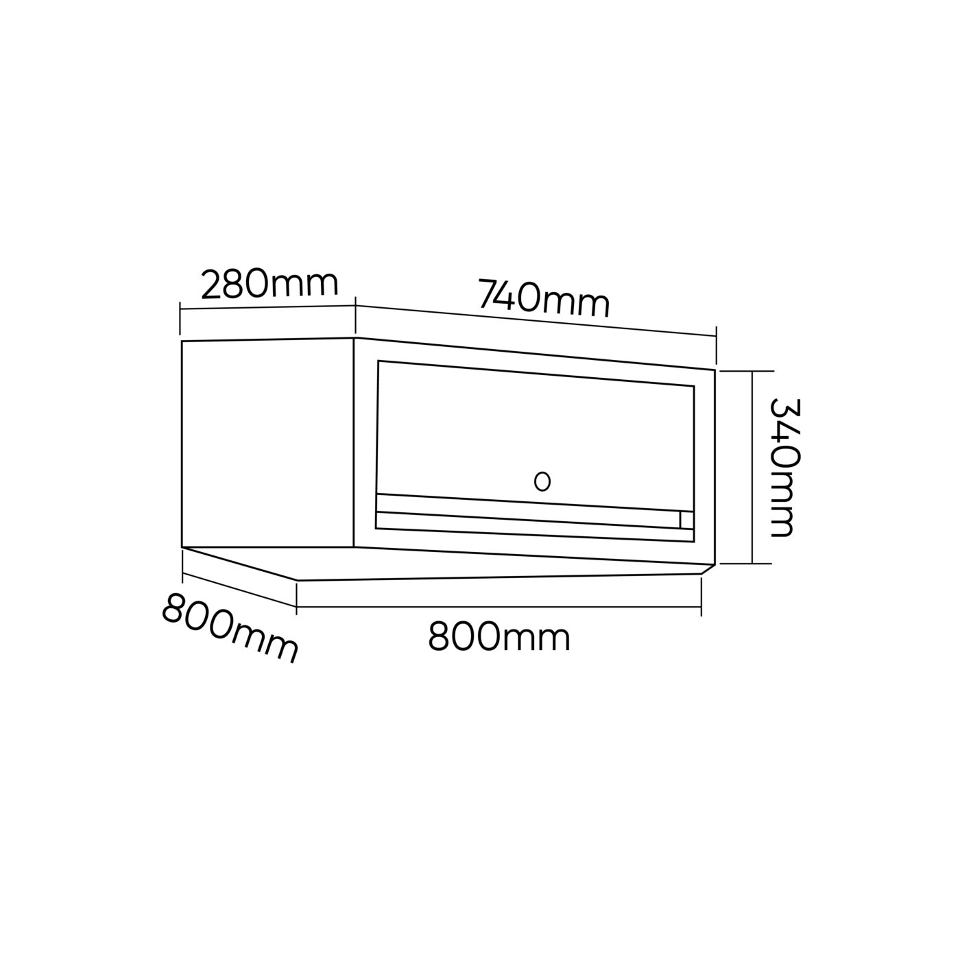 Armoire Murale d’Angle JBM REF: 16491 – Image 3