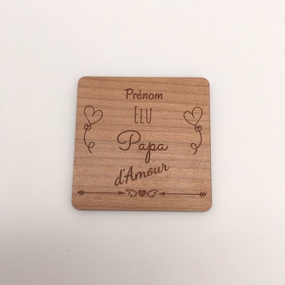 Magnet bois Papa d’amour – Image 3