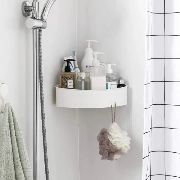 Panier de Rangement d’angle à Ventouses Douche TAILI – Image 3