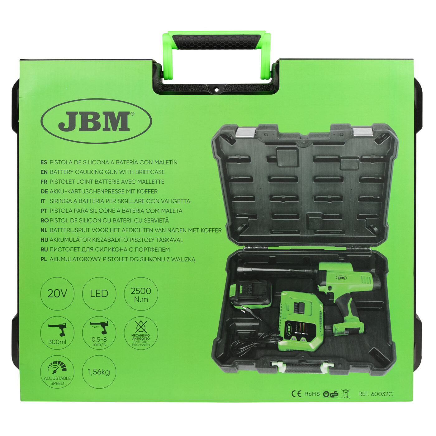 Pistolet Joint sans Fil avec Mallette JBM REF: 60032C – Image 6