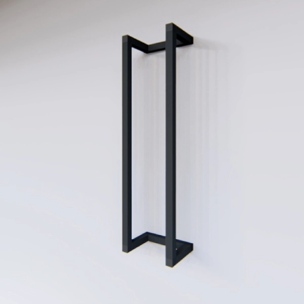 Porte-serviettes Mural en Aluminium – 60x20x17,5 cm – Image 3