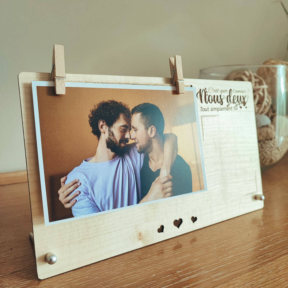 Cadre photo personnalisé amour – Image 5