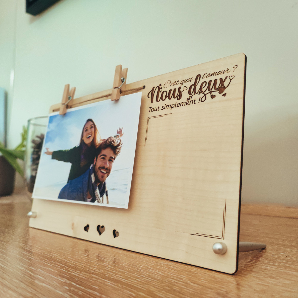 Cadre photo personnalisé amour – Image 4