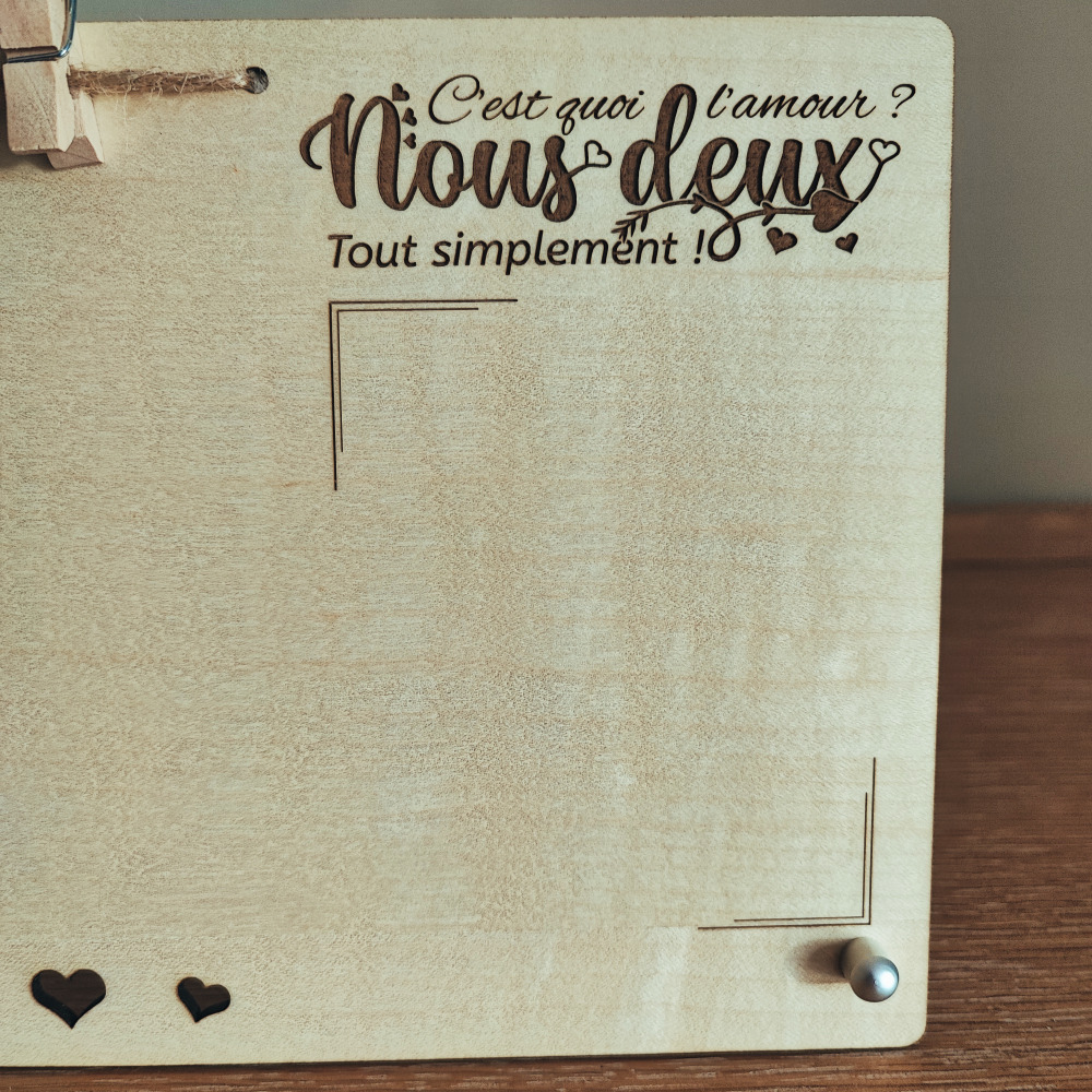 Cadre photo personnalisé amour – Image 8