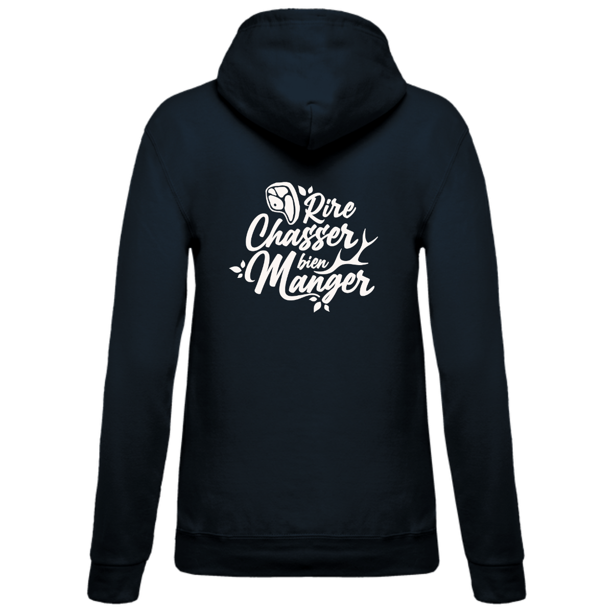 Sweat Femme “Rire, Chasser, Bien Manger” Seekers Outdoor – Image 6