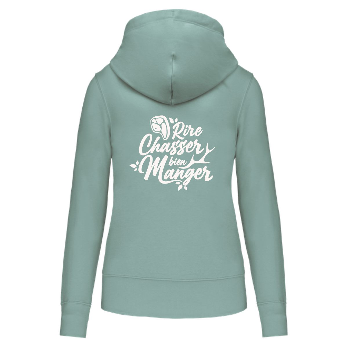 Sweat Femme “Rire, Chasser, Bien Manger” Seekers Outdoor – Image 8